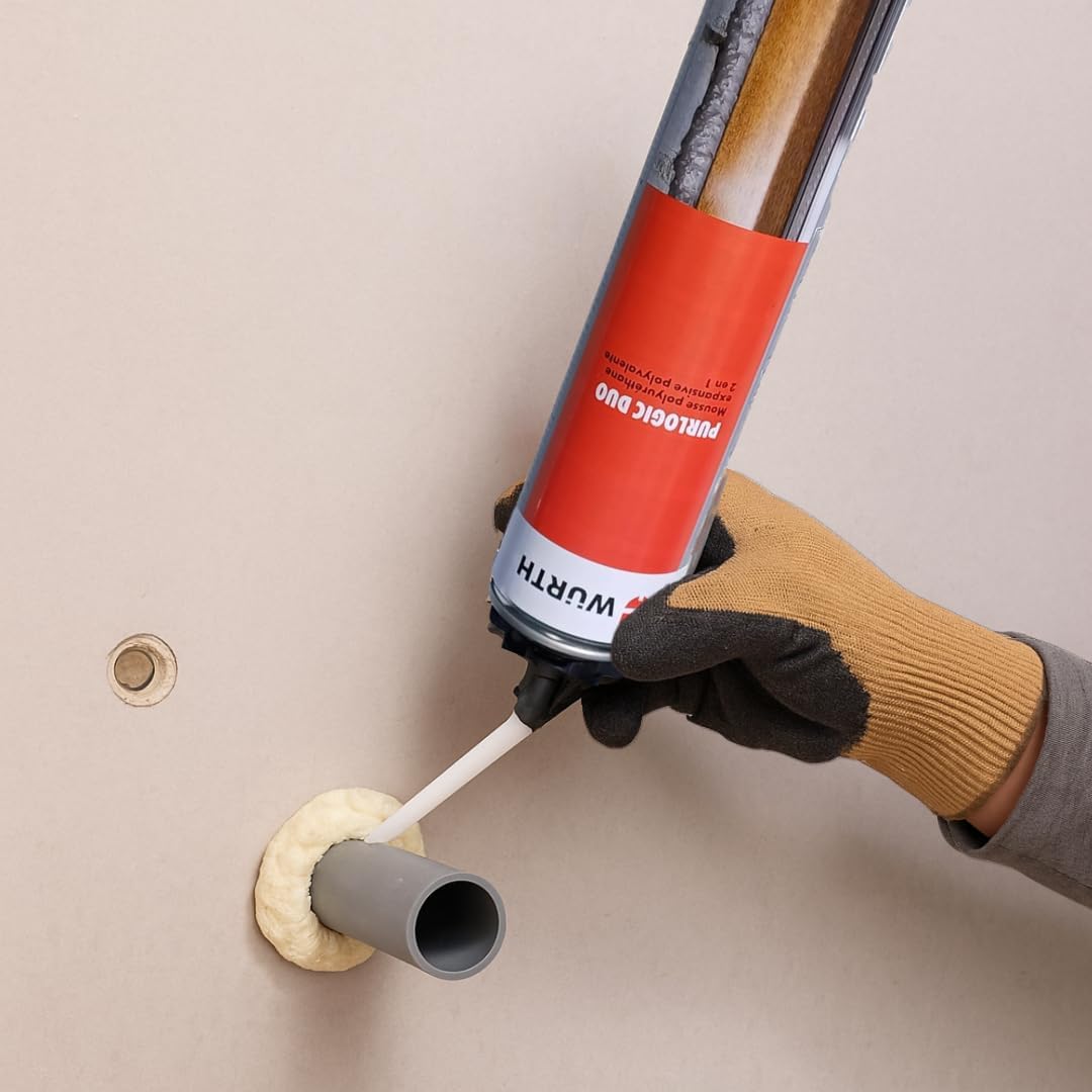 Mousse Polyuréthane Expansive Wurth Purlogic Duo 750 ml