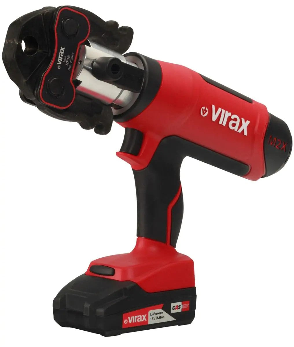 VIRAX Presse à sertir électro-mécanique Viper M2X + 2 batteries