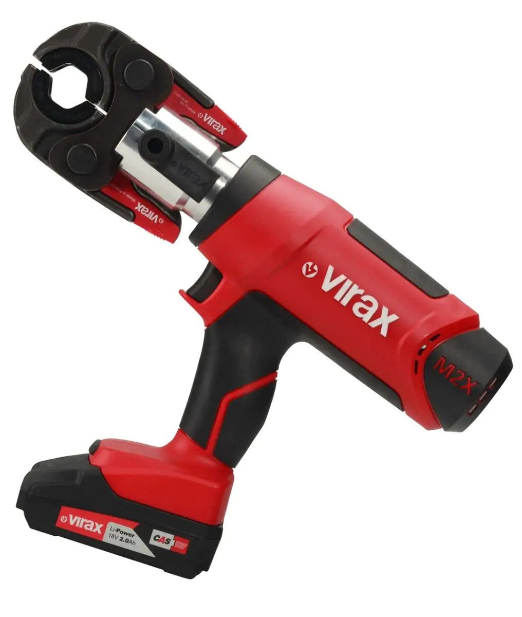 VIRAX Presse à sertir électro-mécanique Viper M2X + 2 batteries
