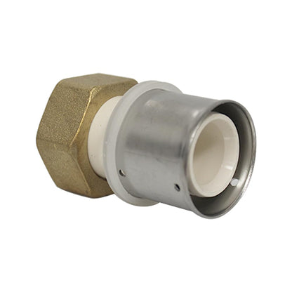 Raccord femelle ecrou tournant, multicouche à sertir, PPSU, 32x3,0-1.