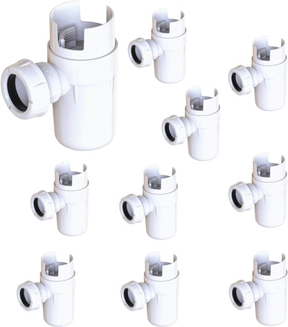 Siphon avec déflecteur, normalisé N, avec déflecteur - lot de 10