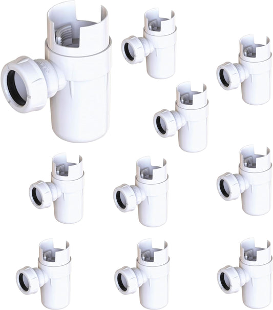 Siphon avec déflecteur, normalisé N, avec déflecteur - lot de 10