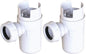 Siphon avec déflecteur, normalisé N, avec déflecteur - lot de 2