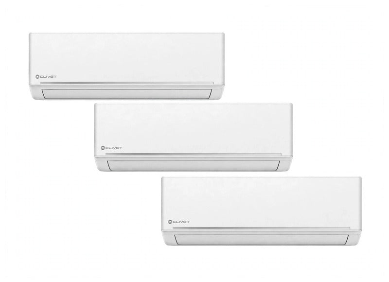 Pompe à chaleur : KIT PAC air/air Clivet EZCool Quadri-Split - 8.2 kW - 4 sorties