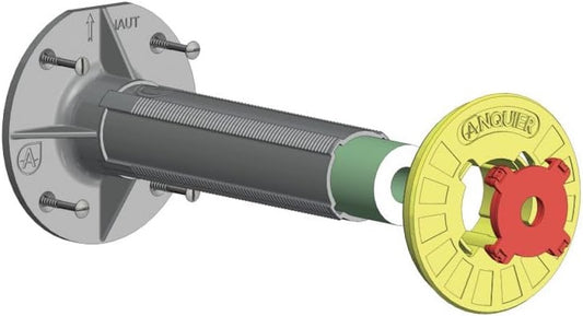Support de fixation ITE'FIX pour isolation thermique extérieure - Support universel pour applique, caméra, alarme – Réglable 80 à 200 mm