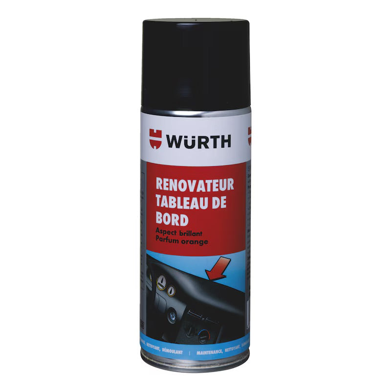 Rénovateur de plastique pour tableau de bord de voiture - 400ml - Parfum Orange
