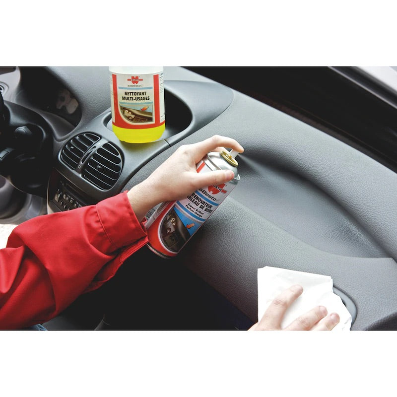 Rénovateur de plastique pour tableau de bord de voiture - 400ml - Parfum Orange