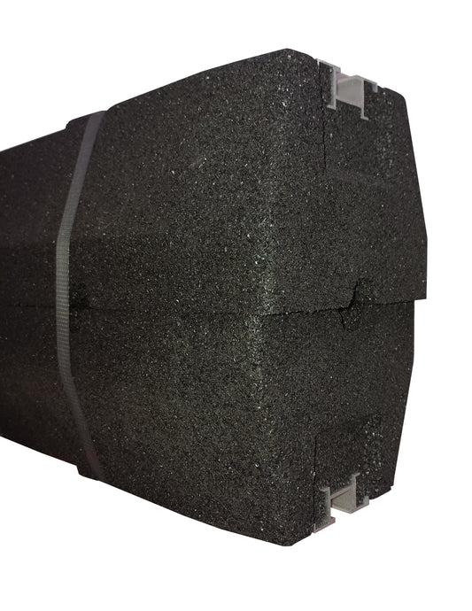 Lot de 2 bases d'amortissement en caoutchouc - 2 x 600 mm pour climatiseurs